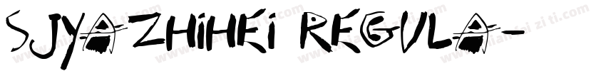 SJyazhihei Regula字体转换